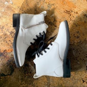 White ABOUND Ankle Boots